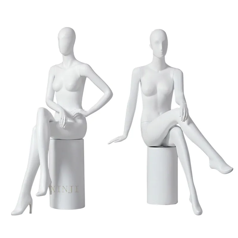 White Sitting Mannequin 1 Model For Women On Sale Now! From Best138,  $262.85